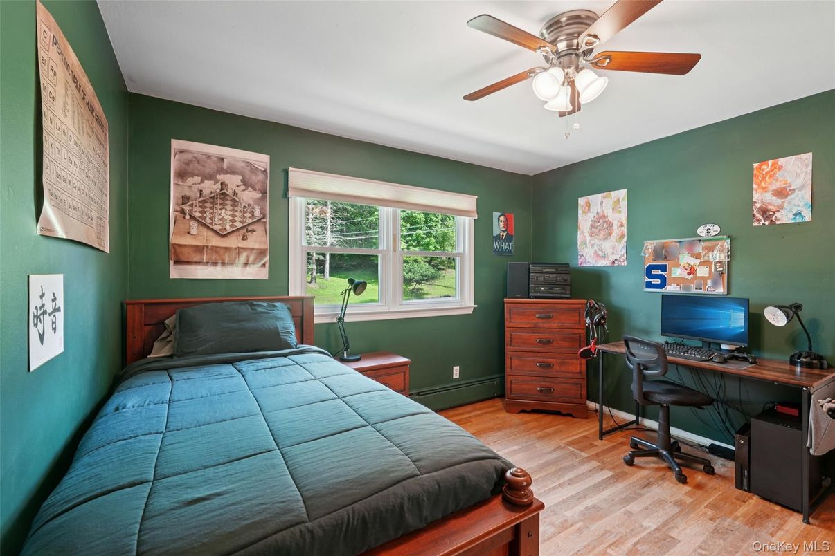 Bedroom, Home Office, Interior, Wood Texture Flooring