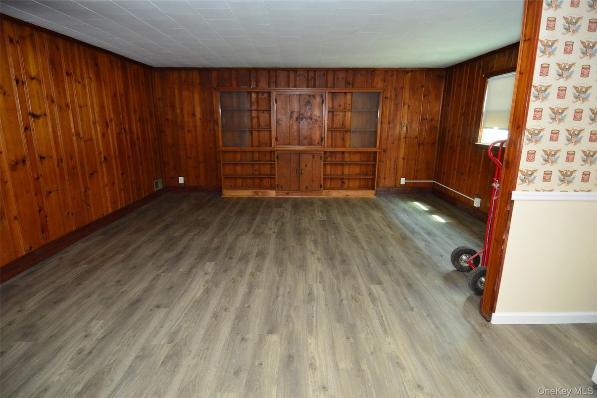 Empty room, Interior, Wood Texture Flooring, Wooden Walls