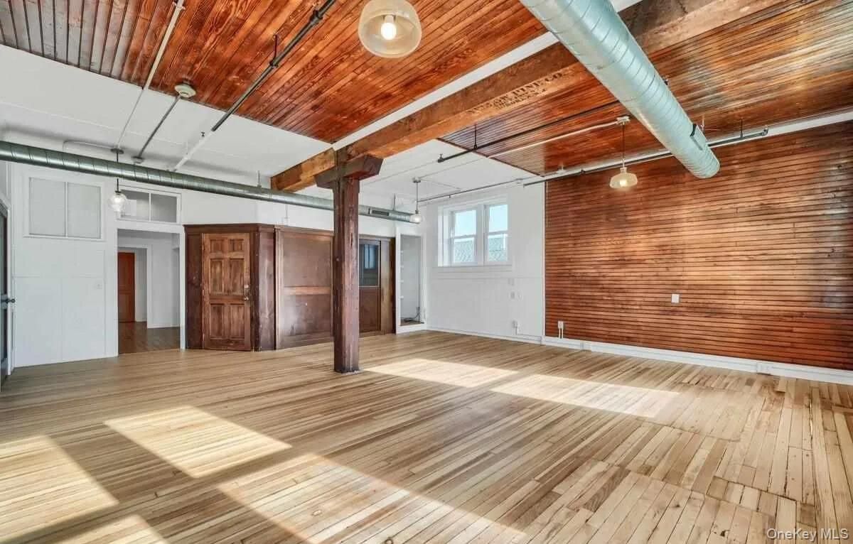 Empty room, Interior, Wooden Ceilings, Wood Texture Flooring