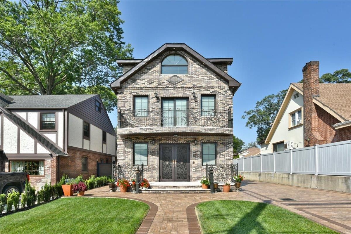 Exterior, Facade, Brick Facade, Tudor Revival