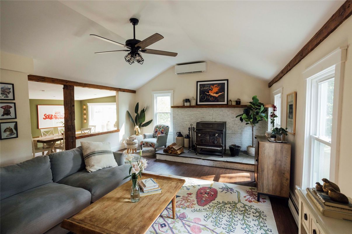 Fireplace, Interior, Living room, Wood Texture Flooring