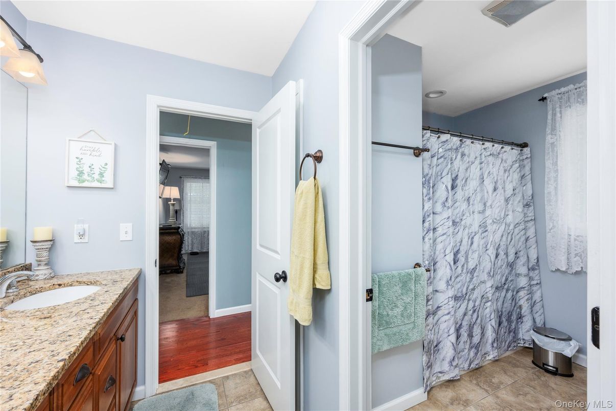 Bathroom, Interior, Wood Texture Flooring