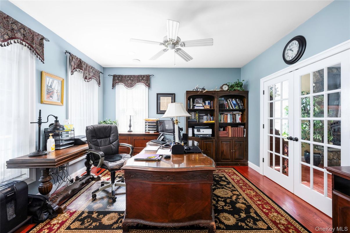 Home Office, Interior, Wood Texture Flooring