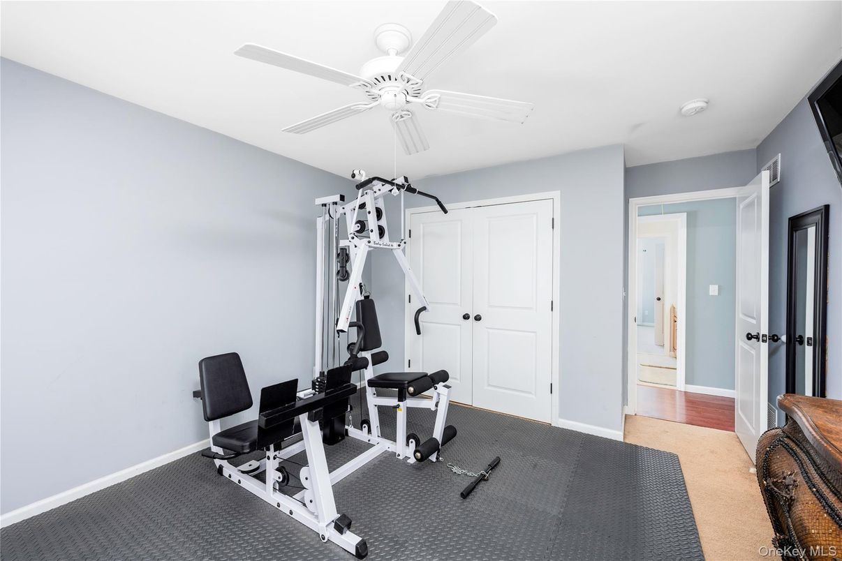 Fitness Equipment, Interior, Wood Texture Flooring