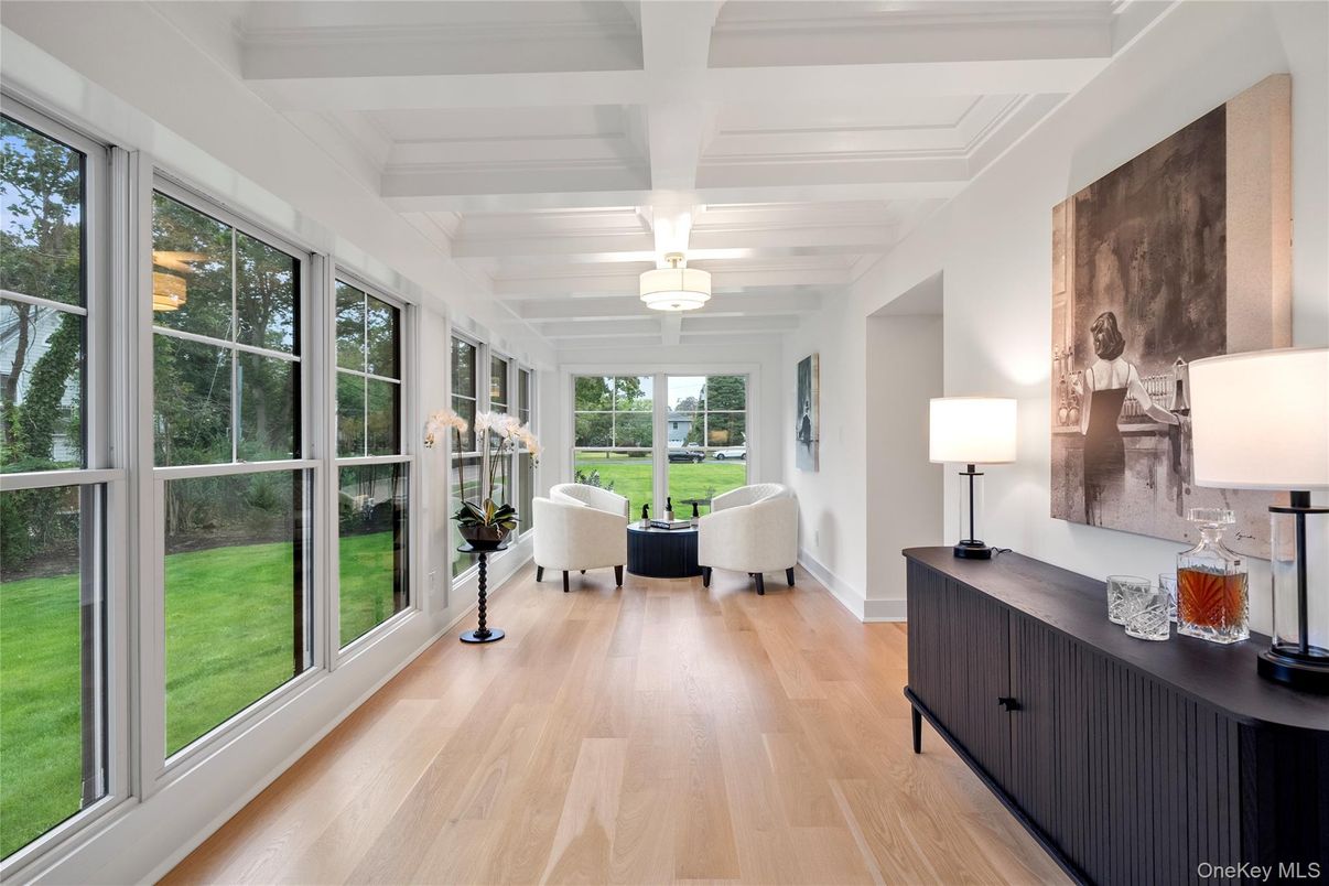 Interior, Sun Room, Wood Texture Flooring