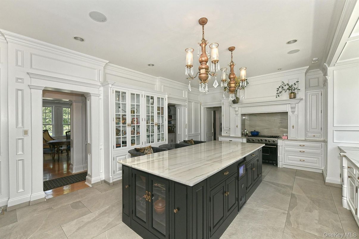 Chandelier, Interior, Kitchen, Recessed Lighting
