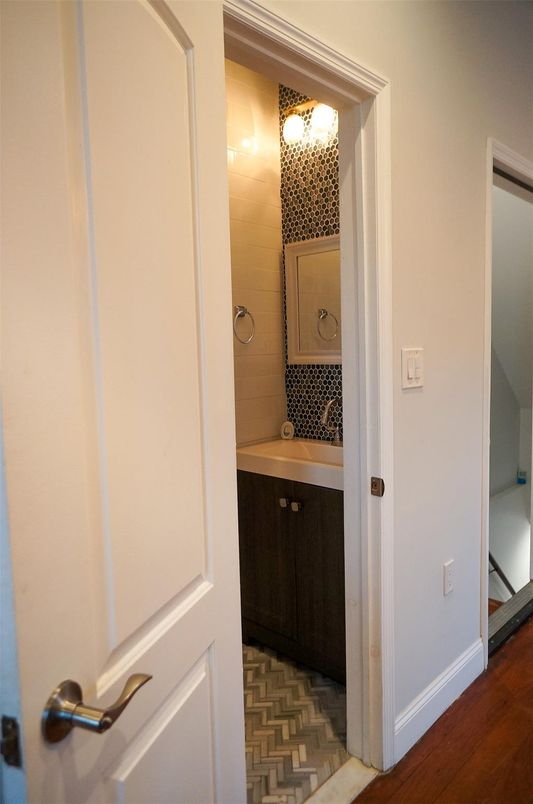 Bathroom, Interior, Wood Texture Flooring