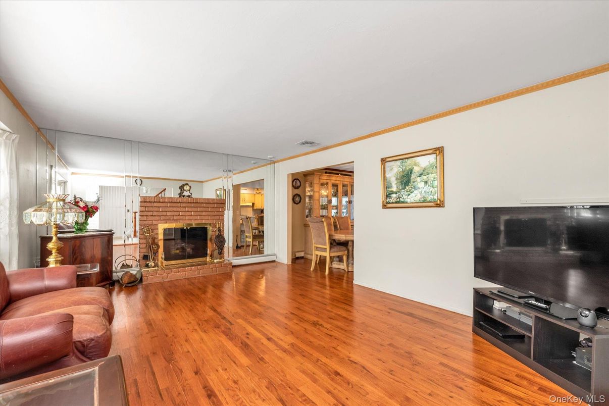 Fireplace, Interior, Wood Texture Flooring