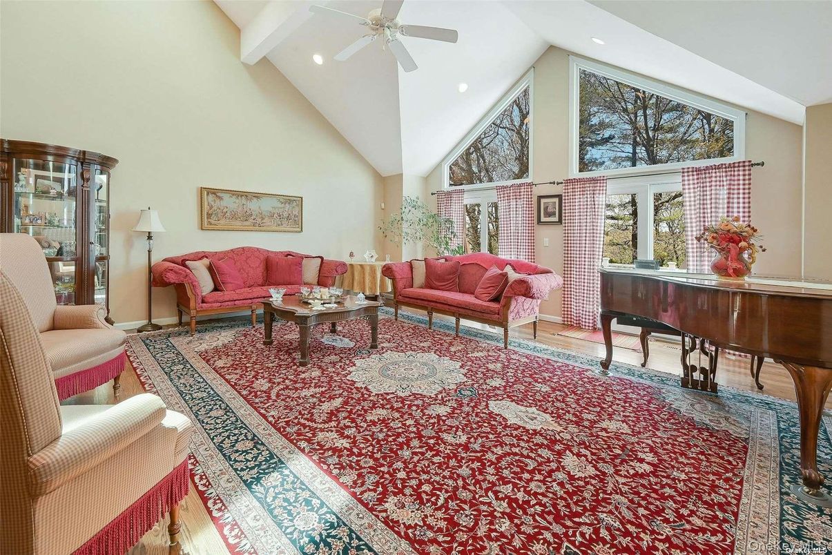 Interior, Living room, Piano, Recessed Lighting
