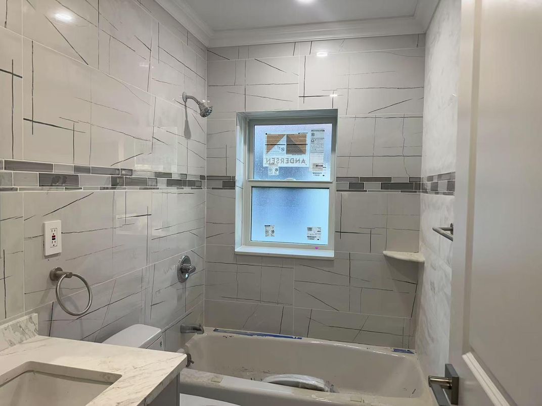 Bathroom, Interior, Marble Walls