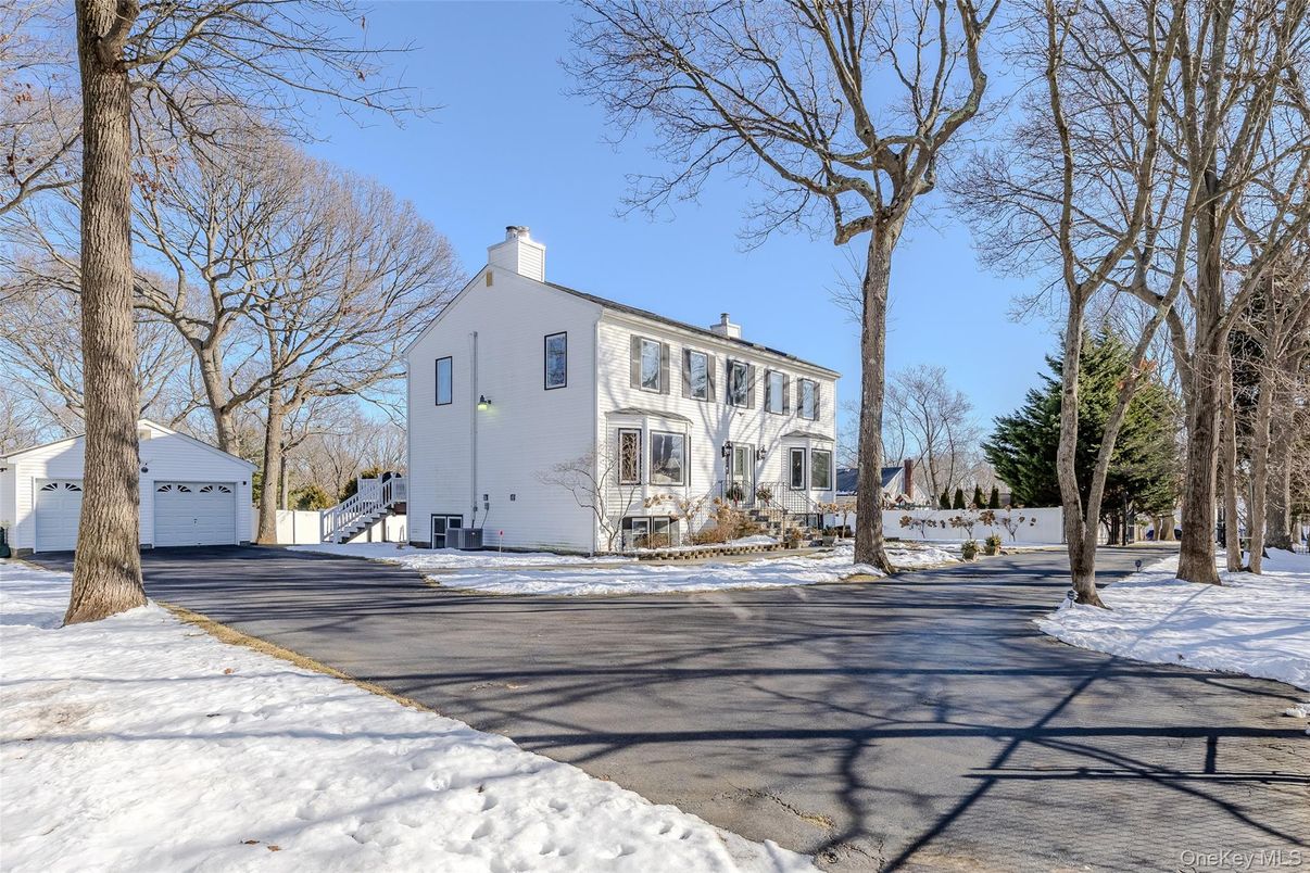 Backyard, Detached Garage, Exterior, Facade, French Provincial