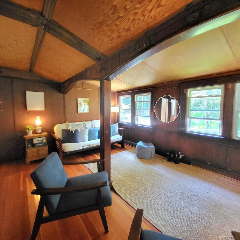 Bedroom, Interior, Wooden Beams, Wood Texture Flooring