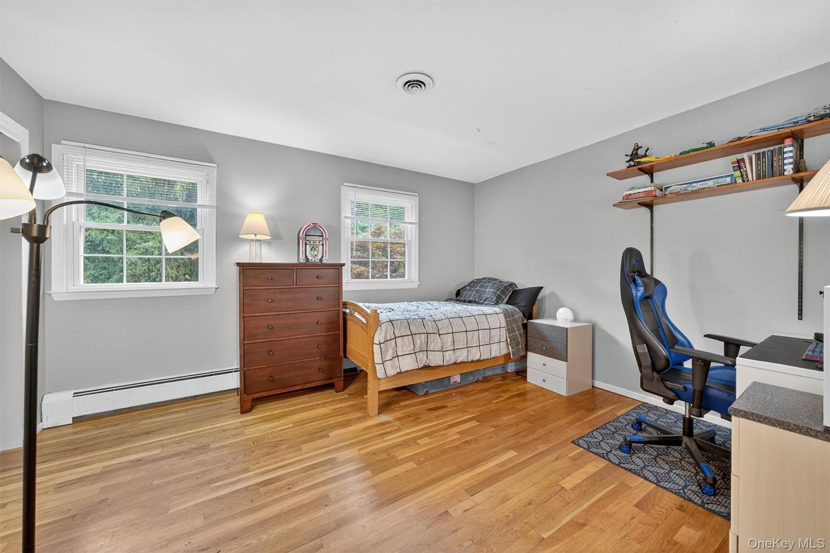 Bedroom, Home Office, Interior, Wood Texture Flooring
