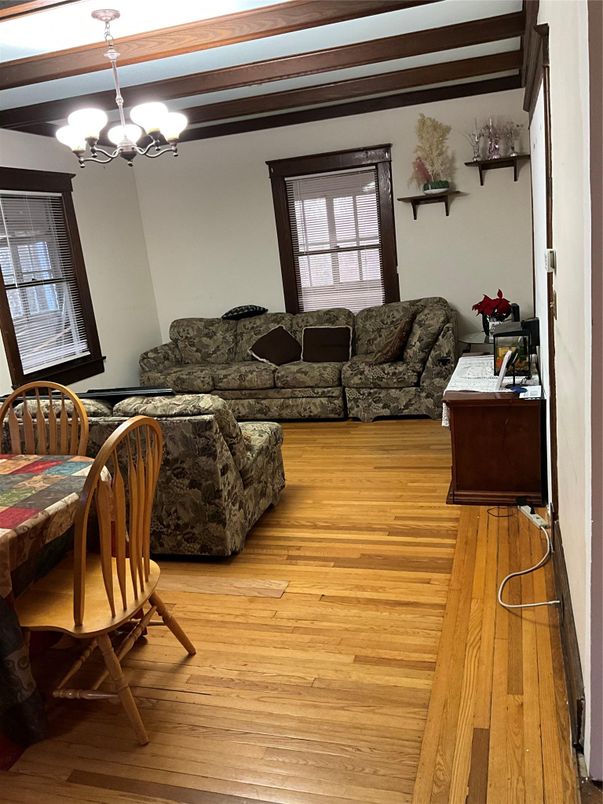 Chandelier, Interior, Living room, Wood Texture Flooring