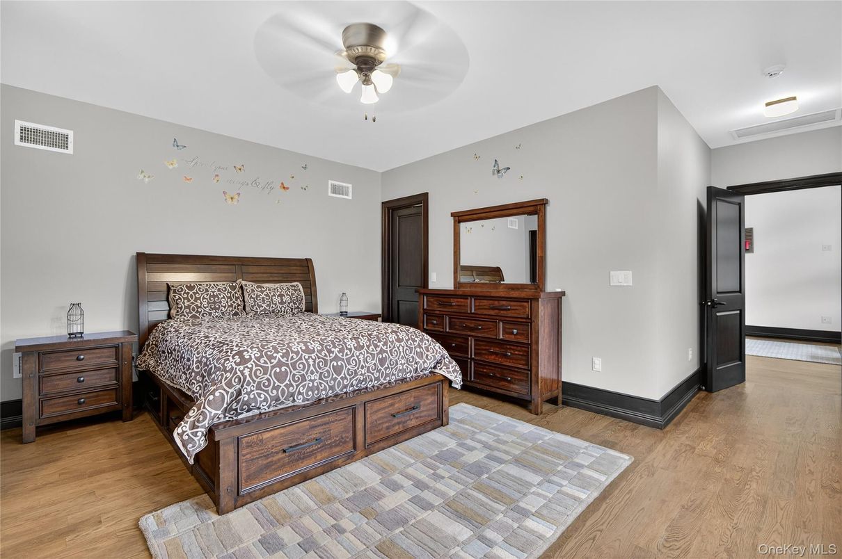 Bedroom, Interior, Wood Texture Flooring