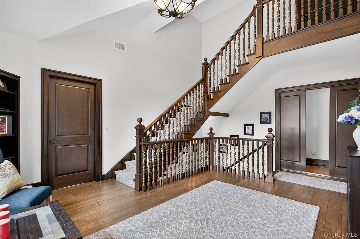 Chandelier, Interior, Wood Texture Flooring