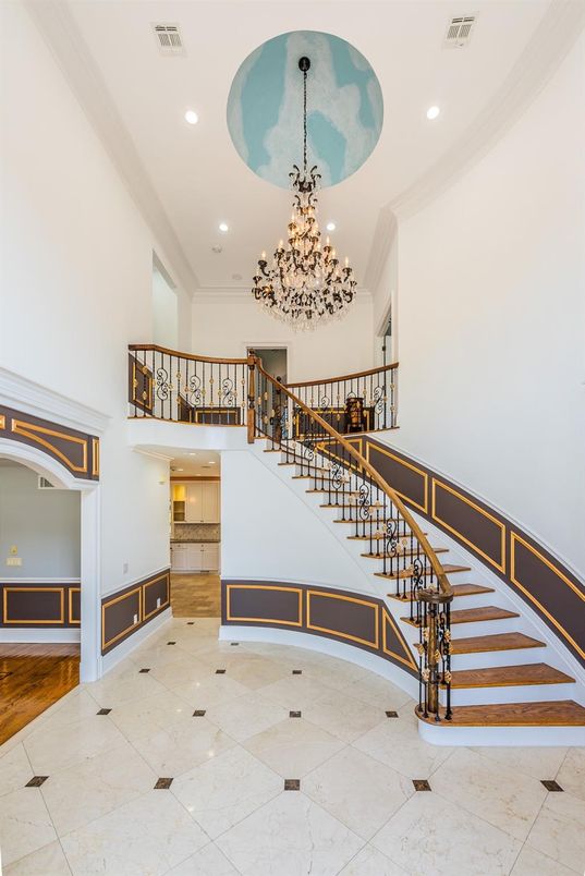 Chandelier, Interior, Recessed Lighting, Wood Texture Flooring