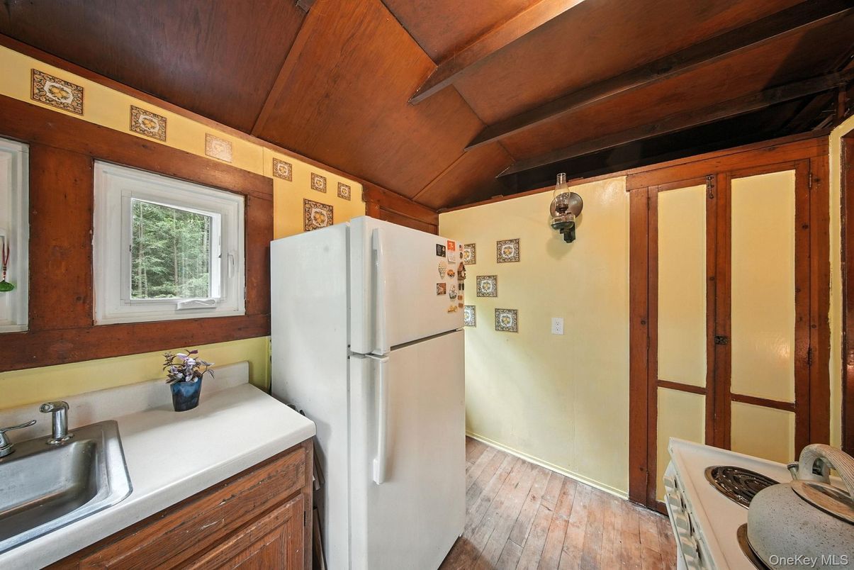 Interior, Kitchen, Wooden Ceilings, Wood Texture Flooring