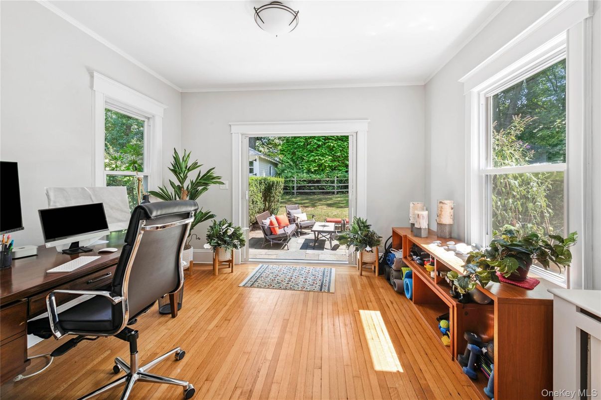 Home Office, Interior, Wood Texture Flooring
