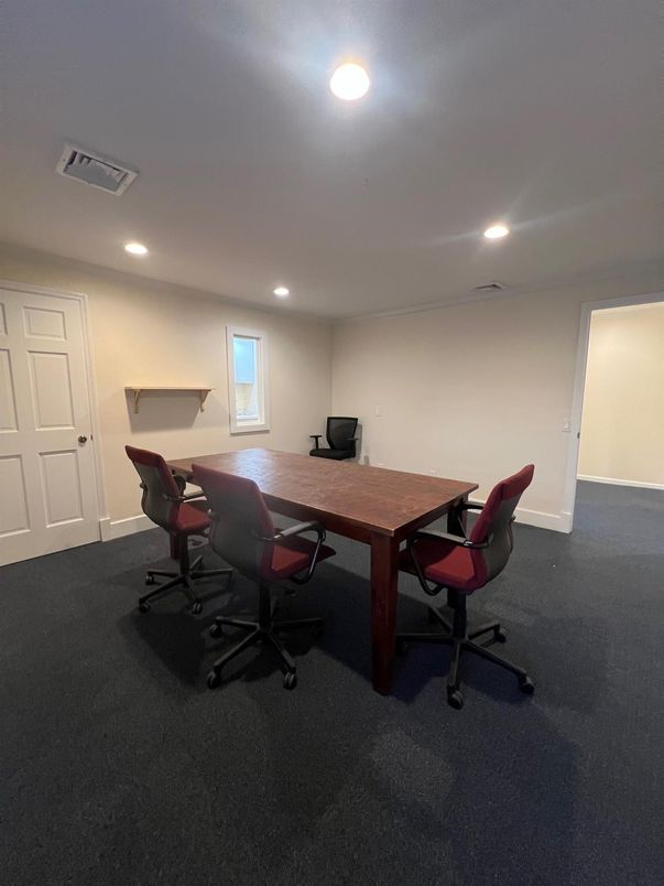 Home Office, Interior, Recessed Lighting