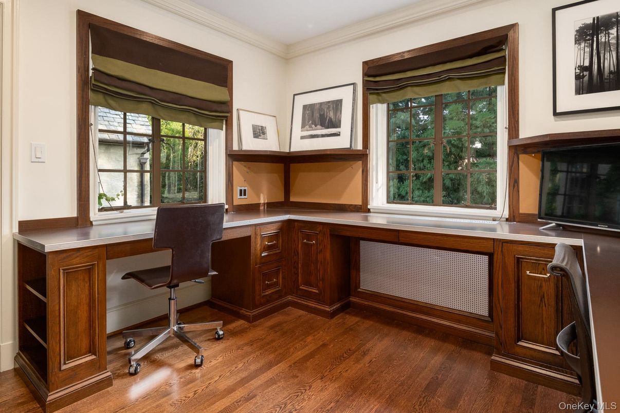 Home Office, Interior, Wood Texture Flooring