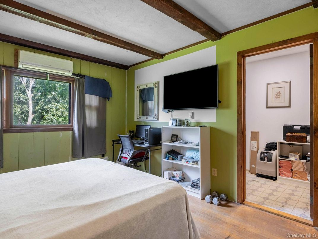 Bedroom, Interior, Wooden Beams, Wood Texture Flooring