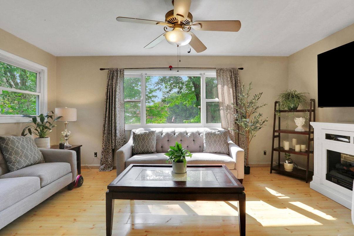 Fireplace, Interior, Living room, Wood Texture Flooring