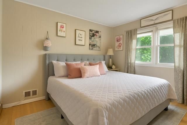 Bedroom, Interior, Wood Texture Flooring