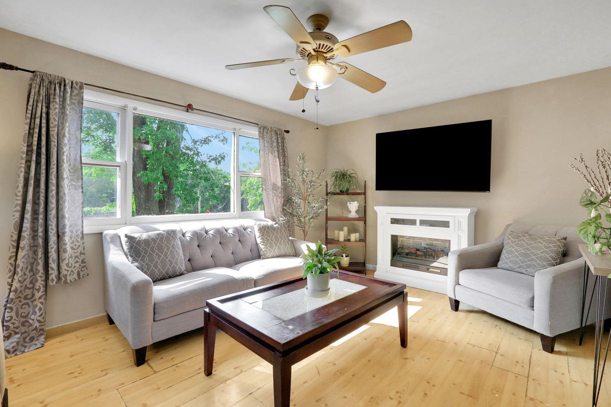 Fireplace, Interior, Living room, Wood Texture Flooring