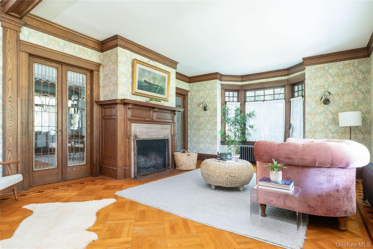 Fireplace, Interior, Living room, Wood Texture Flooring