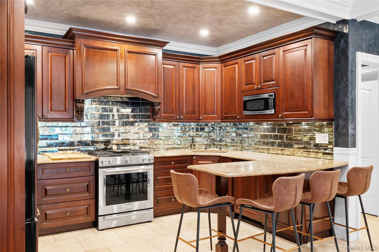 Interior, Kitchen, Recessed Lighting, Stainless Steel Appliances