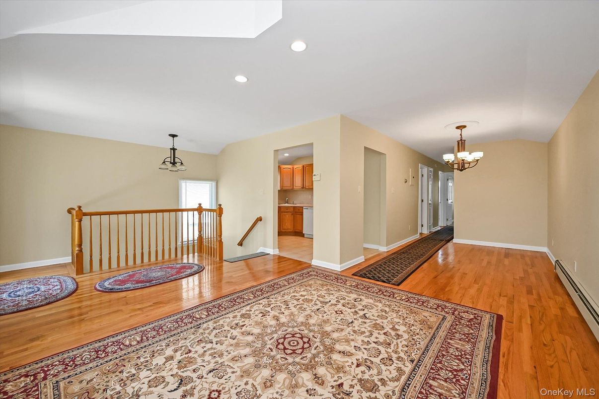 Chandelier, Interior, Recessed Lighting, Wood Texture Flooring