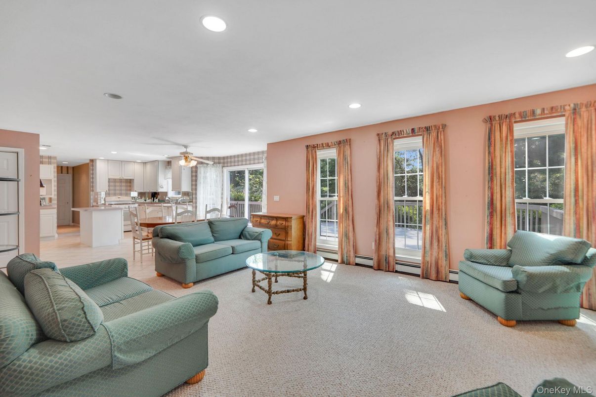 Interior, Kitchen, Living room, Recessed Lighting
