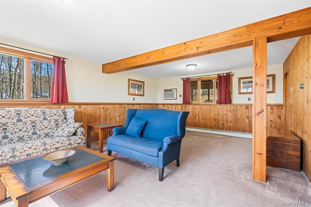 Interior, Living room, Wooden Beams, Wooden Walls