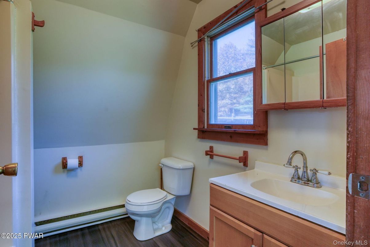 Bathroom, Interior, Wood Texture Flooring
