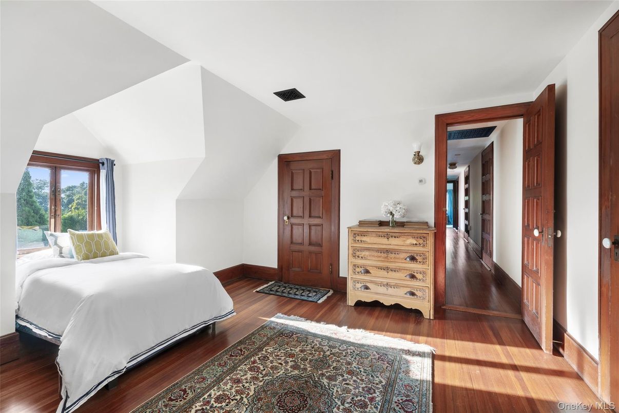 Bedroom, Interior, Wood Texture Flooring