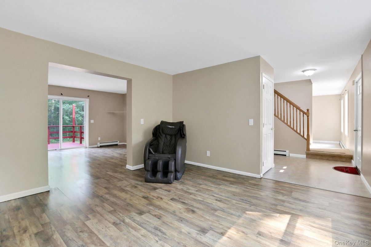Empty room, Interior, Wood Texture Flooring