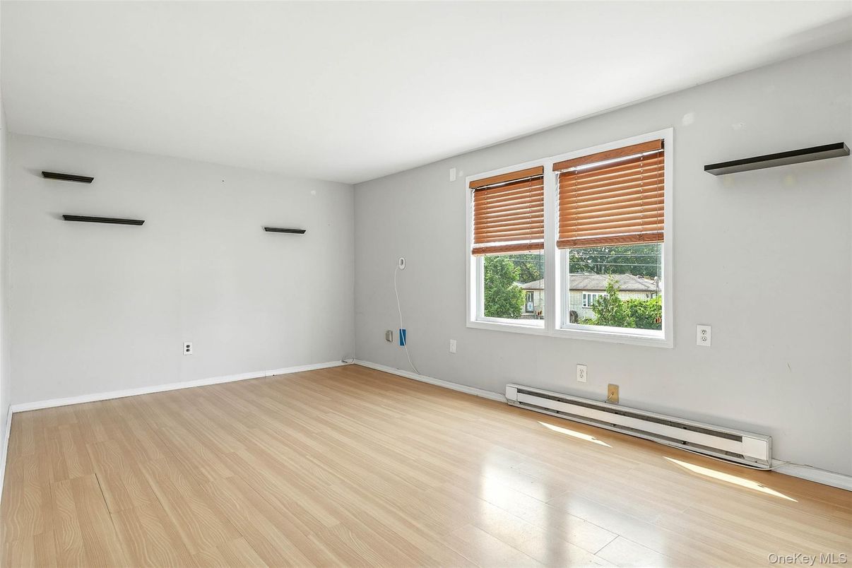 Empty room, Interior, Wood Texture Flooring
