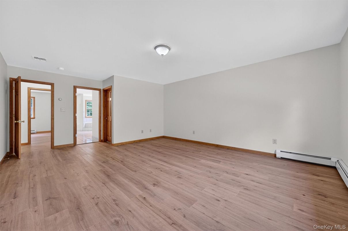 Empty room, Interior, Wood Texture Flooring