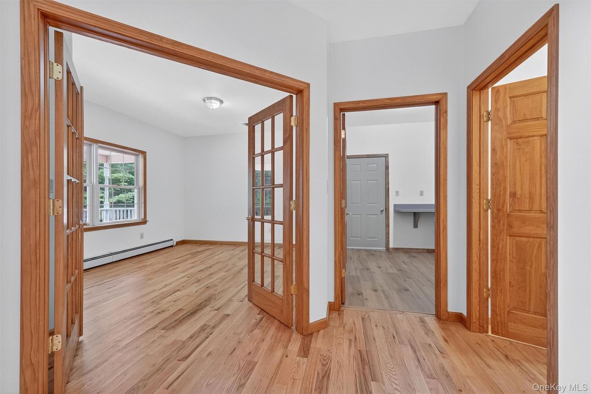 Empty room, Interior, Wood Texture Flooring