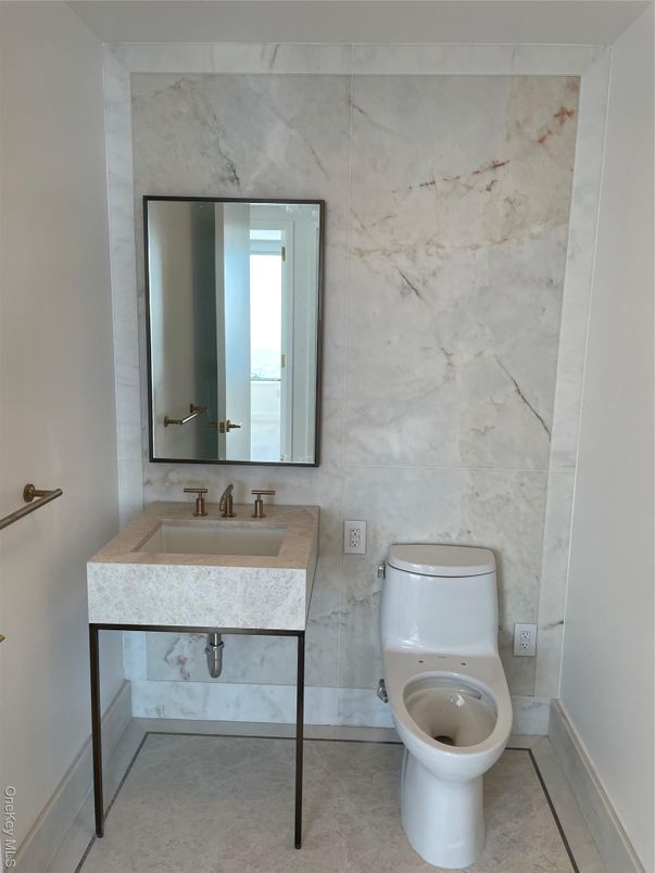 Bathroom, Interior, Marble Walls
