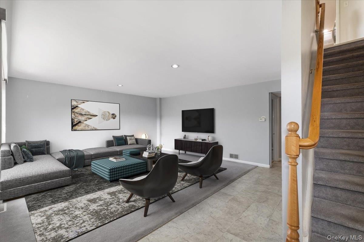 Interior, Living room, Recessed Lighting