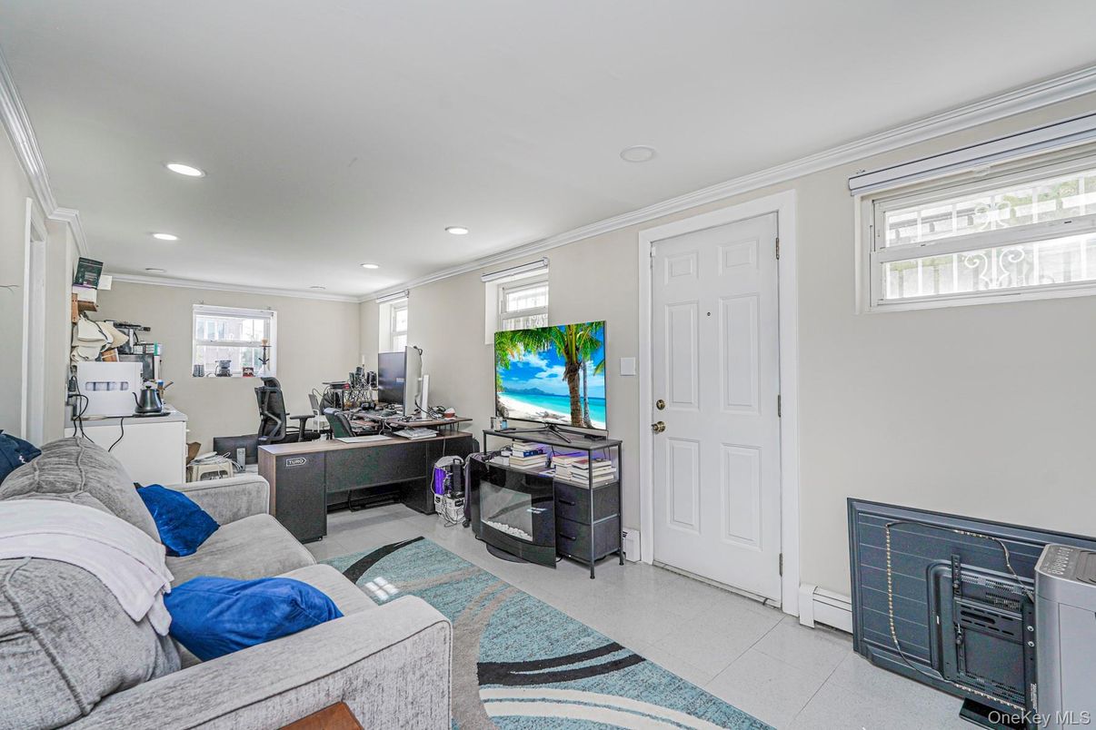 Interior, Living room, Recessed Lighting