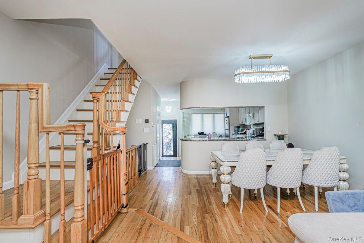 Chandelier, Dining room, Interior, Kitchen, Wood Texture Flooring