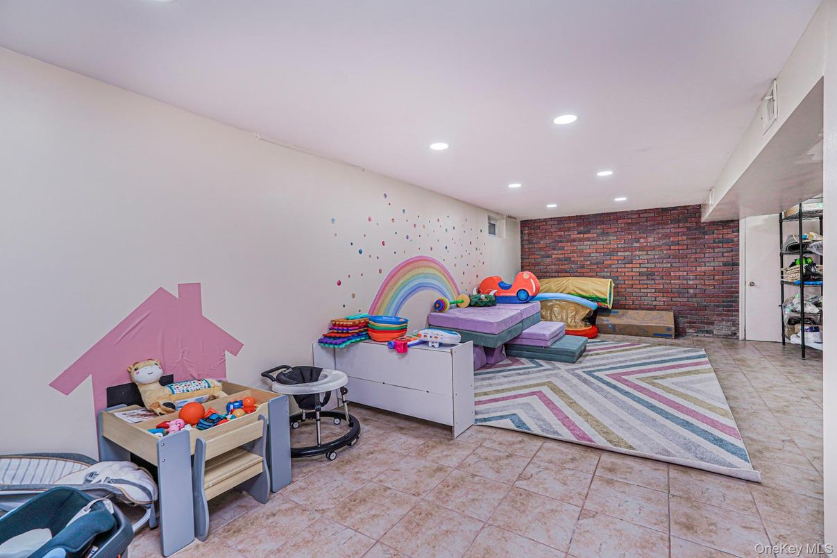 Interior, Recessed Lighting, Stone Walls