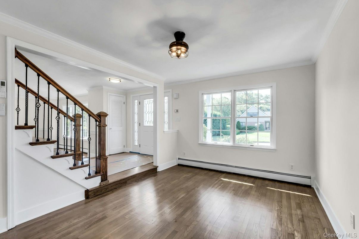 Empty room, Interior, Wood Texture Flooring