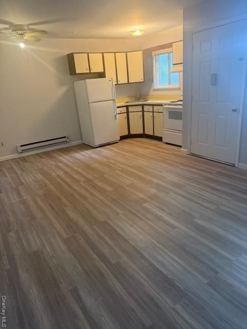 Interior, Kitchen, Wood Texture Flooring