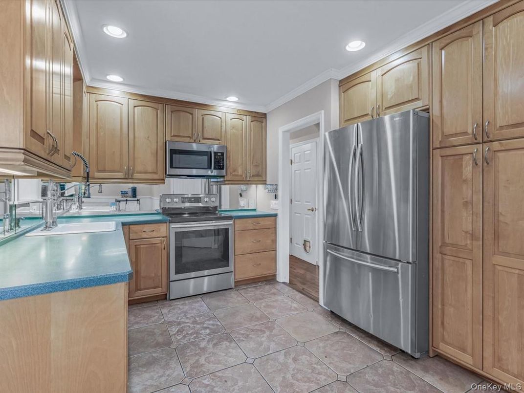 Interior, Kitchen, Recessed Lighting, Stainless Steel Appliances