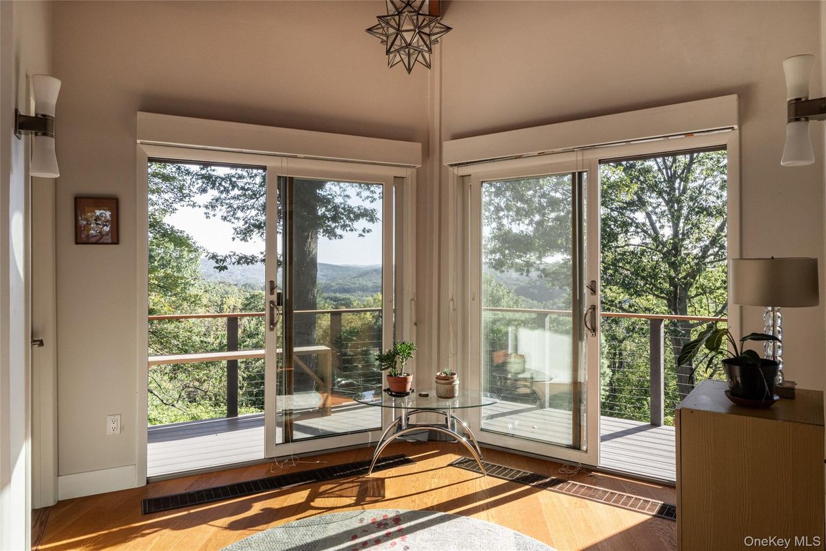 Interior, Sun Room, Wood Texture Flooring