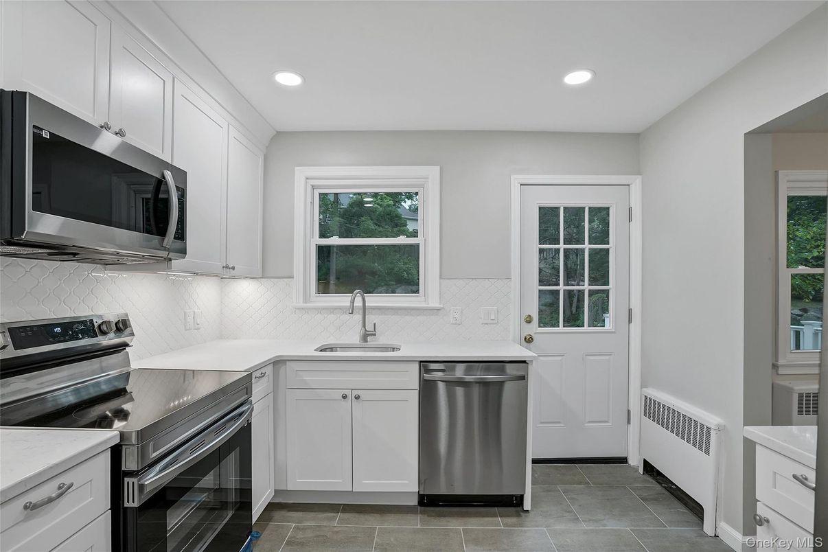 Interior, Kitchen, Recessed Lighting, Stainless Steel Appliances